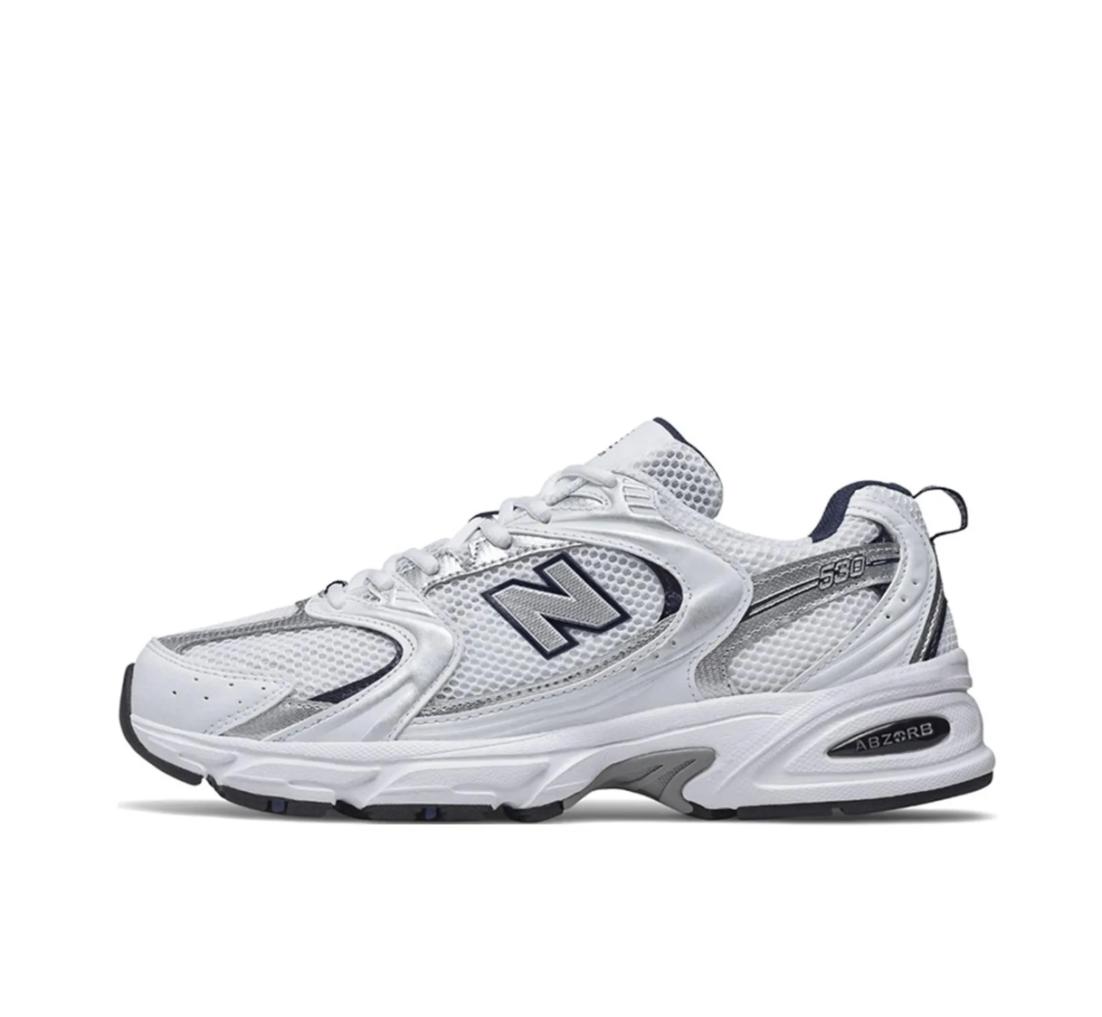 New Balance NB 530 单层 经典复古 网布织物人造革耐磨 低帮 休闲跑步鞋